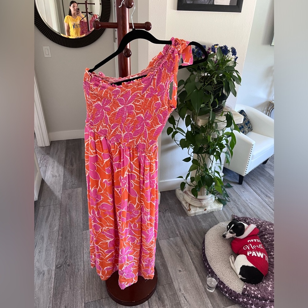 Japsa one-shoulder summer dress